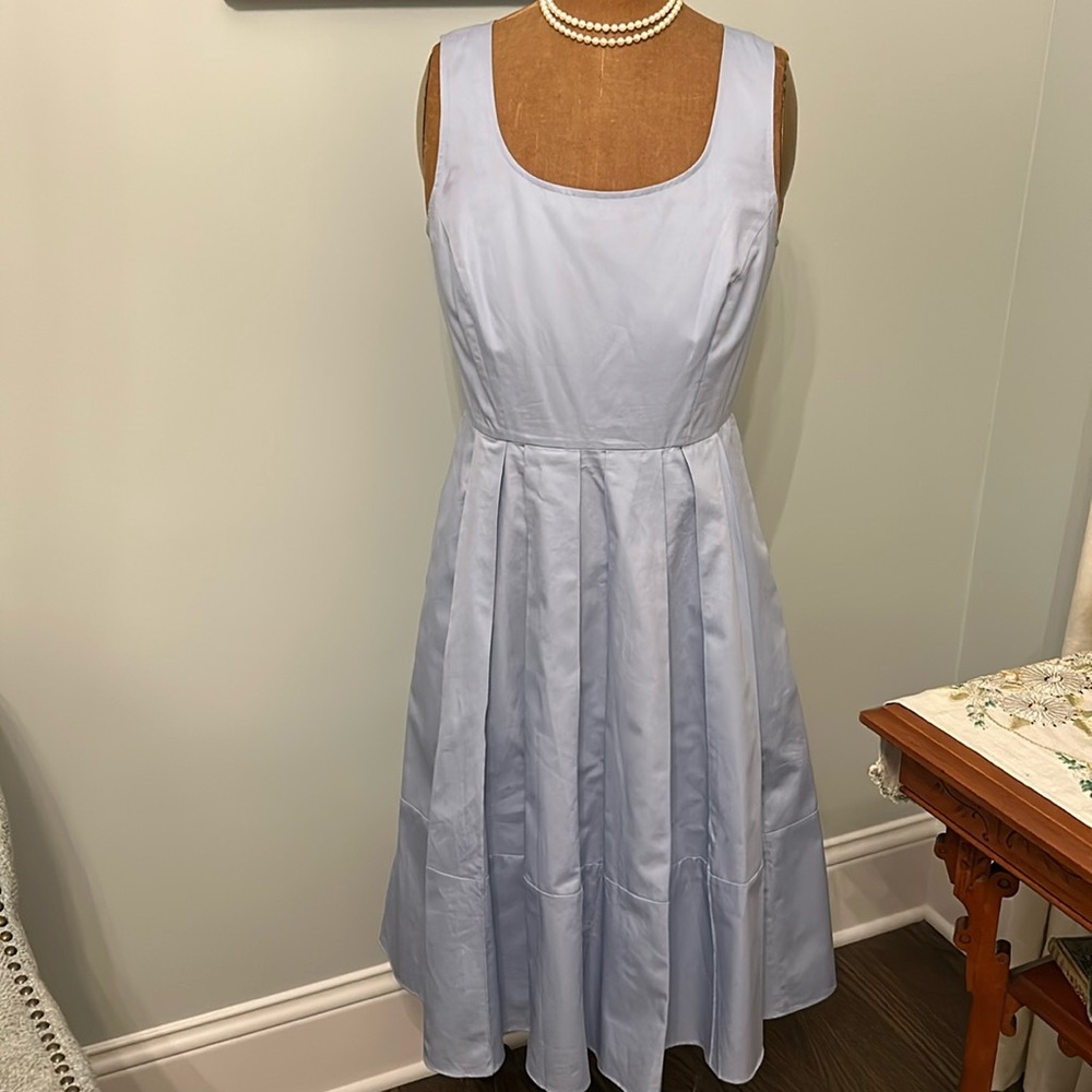 Light blue sleeveless dress by Ann Taylor